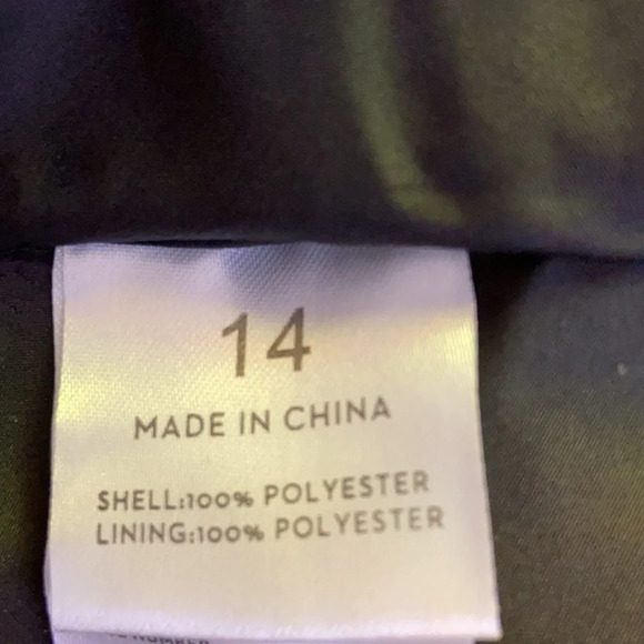 Emma Riley Purple Cherry Short Sleeve Dress - Size 14 - Picture 5 of 6